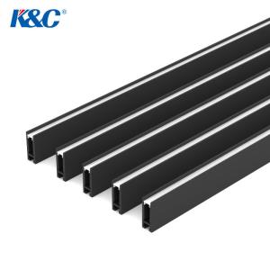 China Fosted 9.8mm Width Suspended LED Aluminium Profile 6063 T5 wholesale