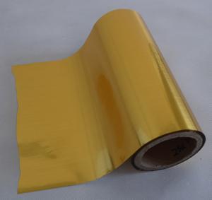 China Food Packaging Gold And Silver Vacuum Metalized Pet Film wholesale