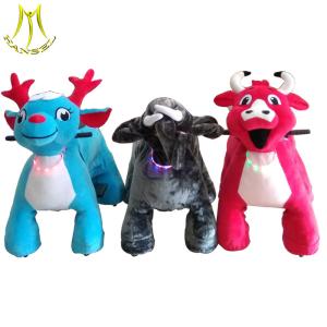 China Hansel coin operated children animal ride and electric ride on animal scooter with motorized animals manuafacture wholesale