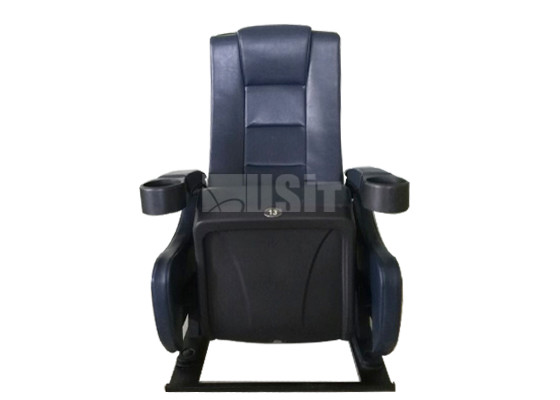 Plastic Outer Back Panel Commercial Theater Seating Flame Retardant Fabric material