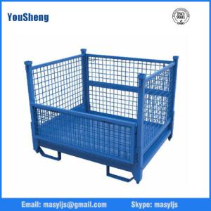 China Industrial Folding Steel Plate Stillages Pallets Box wholesale