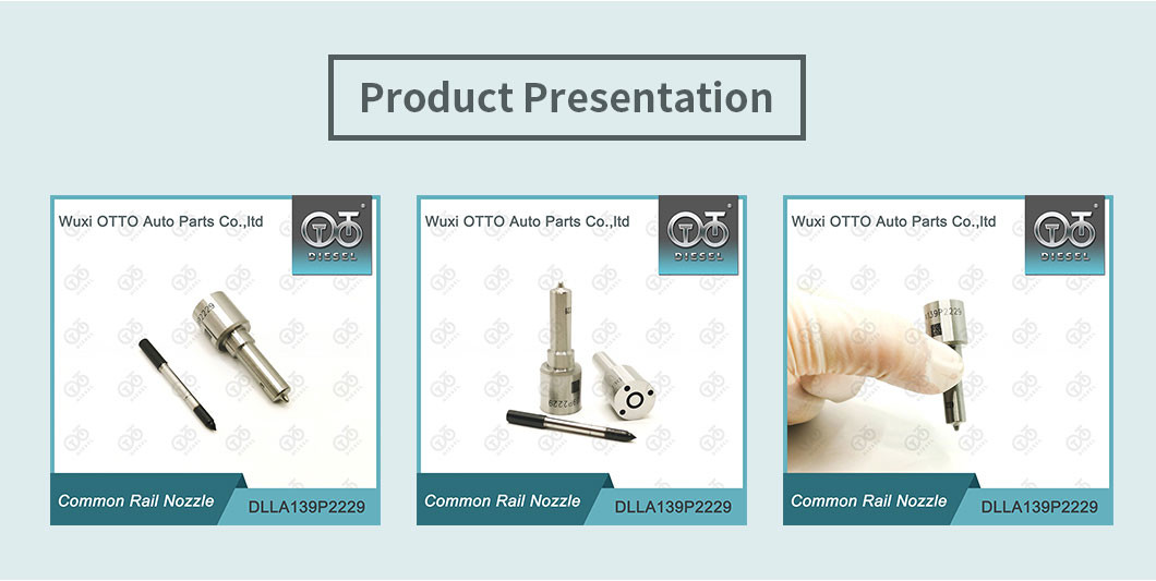 DLLA139P2229 Common Rail Nozzle For Injectors 0445110418/520
