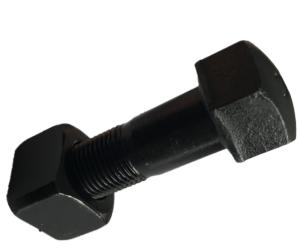 China China Supplier High Quality Alloy Steel High Tensile Wheel Hub Black Hex Head Track Bolt And Nut For Excavator wholesale