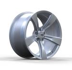 Silver 20 Inch Monoblock Wheels 2 Piece Forged Wheels For Cars