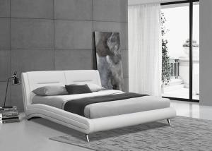 China PU Leather Upholstered Platform, Full size bed frame, Wood Slat Support wholesale