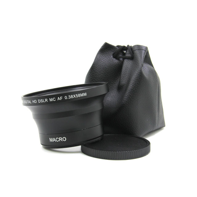 Pro Digital High Definition Camera Lenses Dslr Camera Lens 0.38X 58Mm