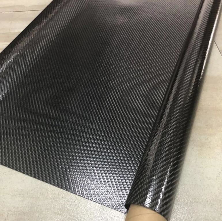TPU 3K Carbon Fiber Fabric Shoes Belts Wallets Bags Hats Accesories Material