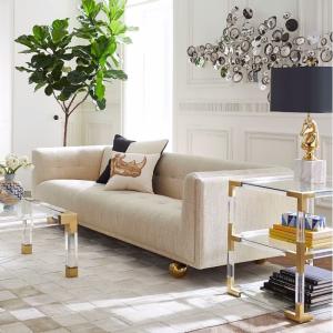 China Hotel Fabric Leather 3 Seater Sofa Customized Luxury Hotel Furniture wholesale