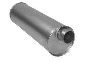 China Offset Offset Bidirectional Universal Exhaust Muffler 4 Inch Inlet wholesale