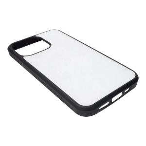 China Printable Back Phone Cover 2D Sublimation TPU Tempered Glass Mobile Case For IPhone 13 14 15 16 wholesale