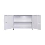 Rubber Wheels Steel Metal Filing Storage Cabinet Knocked down