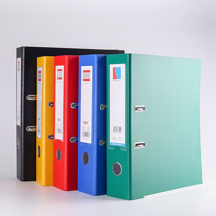 Organize Your Documents with A4 PVC Ring Binder File Folder Featuring Hole Binder Clip