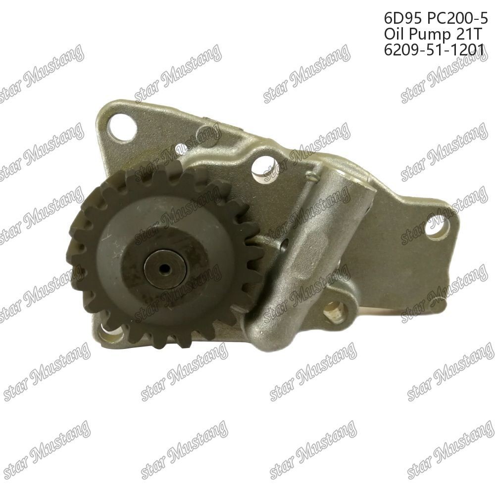 6d95 Pc200-5 Engine Oil Pump 6209-51-1201 Suitable For Komatsu Diesel Engines Parts