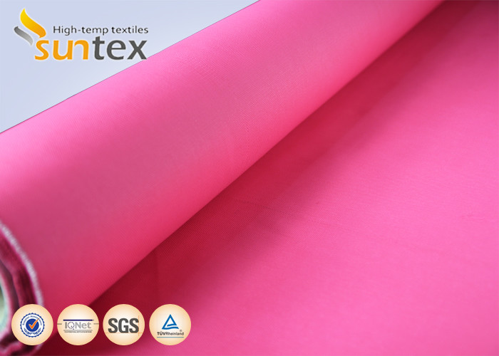 16oz Acrylic Coated Fiberglass Fabric Roll For Fire Blanket Fireproofing Curtain OEM colors