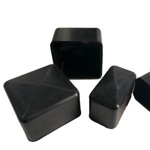 China 2 Inch Square Pipe Pvc Rubber End Caps For Square Steel Tubing Outside Strut Channel wholesale