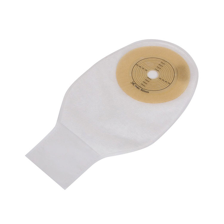 Single Liner Colostomy Bag Clear Open Pouch Clamp Closure Drainable 15-60mm