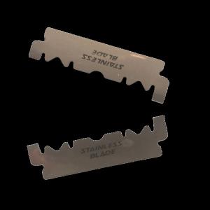 China Half Blade Single Edge Stainless Steel Razor Blade Safety Razor Blade Chromium Coating wholesale