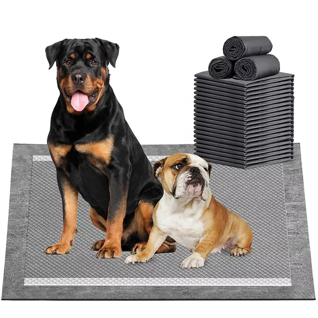 60*60 Bamboo Charcoal Fiber Pet Underpad Sustainable and Solution for Dog Sanitation