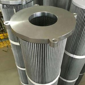 China Quick Dismantling Anti Static Air Filter Oil Removing Dust Collector Cartridge on sale