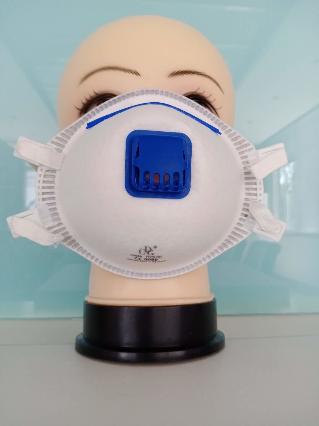 Disposable dust mask Cup Valved Type Dust FFP3 Mask With Valve