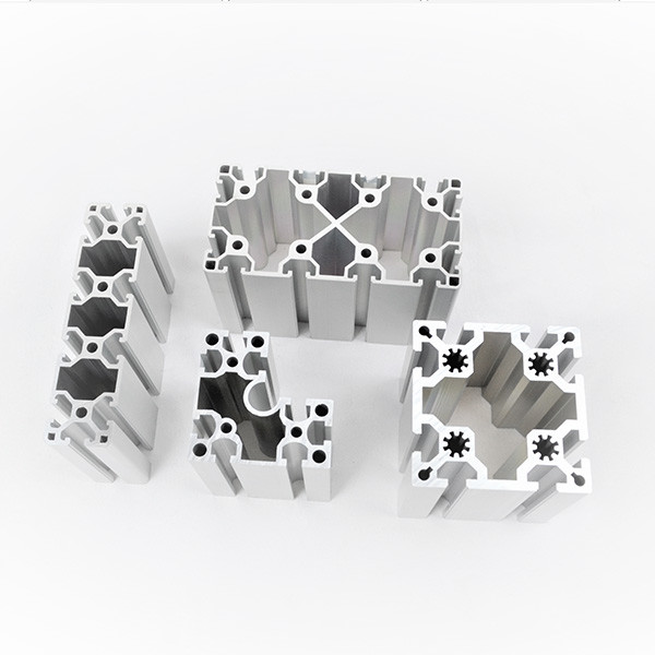 OEM Customized Silver Extrusion Aluminum Profiles T Slot Aluminum Heatsink