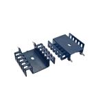 Custom Black Anodized Board Level Stamped Extrusion Aluminum Heatsink PCB1046