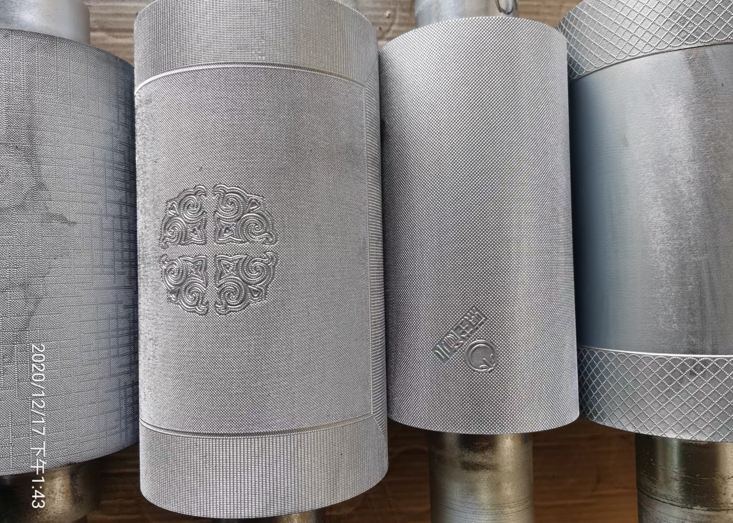 Customized Tissue Paper Embossing Rolls Steel To Steel