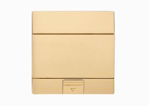 China Flip Lid Cover Floor Box Kit 1 Gang Cover Tamper Weather Resistant Receptacle Outlets wholesale