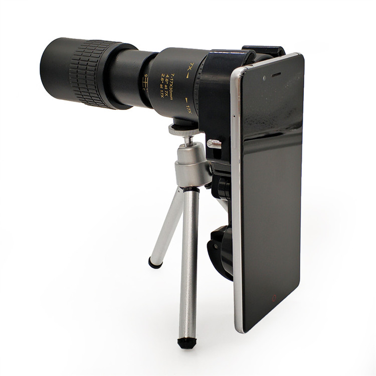 7-17x30 Zoom Smartphone Telescope For Mobile Phone Tripod