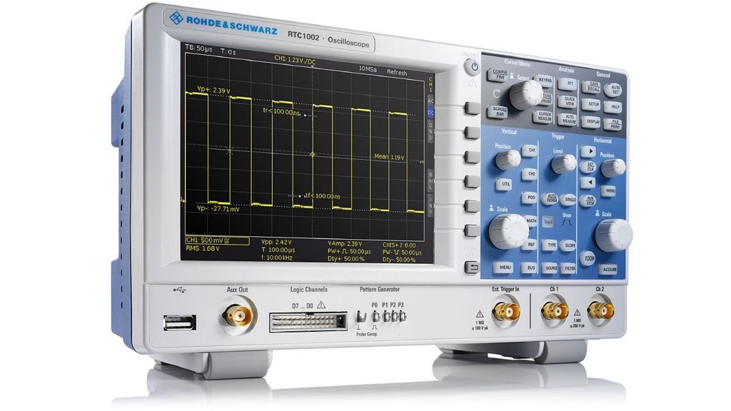 R&S RTC1000 oscilloscope, 50 MHz to 300 MHz RTC1000