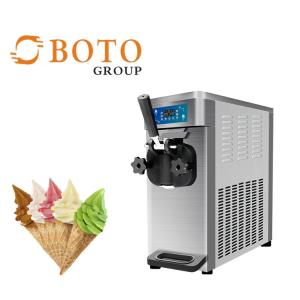 China Counter Top Ice Cream Freezer/Industrial Ice Cream Machine For Sale Table Top Ice Cream Freezer Gelato Push Cart R404a wholesale
