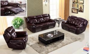 China Brown Leather Recliner Sofa L.MG530 wholesale