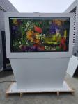 Outdoor Floor Stand Digital Menu Tv Enclosure Monitor 65inch 55inch 43inch