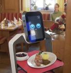 Advertising Automated Robot Food Delivery Service 30W BBQ Advertising
