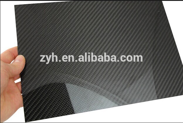 china supplier directly sale glossy twill carbon fiber plate