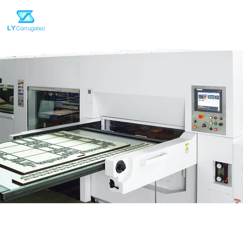 60KW Carton Box Machine , 1700mm Cardboard Box Die Cutting Machine