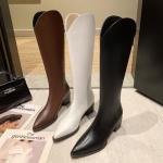 1168-16 European And American Sexy Pointed-Toe Boots Thick Heels Were Thin Wild