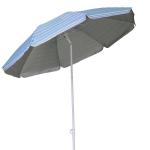 6ft Polyester Cloth Fabric Outdoor Patio Umbrella 3 Sections Steel Pole