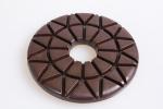 3 Inch Metal Chip Concrete Floor Polishing Pads Grit 50 In Round Shaped