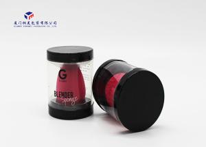 China Black PVC Covers Clear Retail Tubes , Clear Plastic Cylinder Tubes Fast Sample Time wholesale