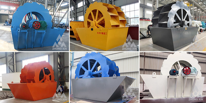 Large Capacity Spiral Sand Washer Machine For Construction