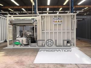 China PLC Control Compressor Vacuum Vegetable Cooler 72kw 4 Pallets wholesale