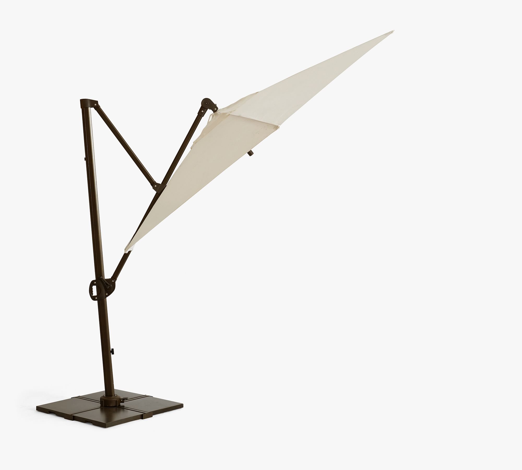 16.5"L x 6"W x 90"H Umbrella Package Luxury Aluminum Patio Umbrella and More Options