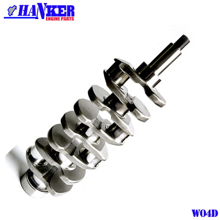 4 cylinders Hino W04D Diesel Engine Crankshaft