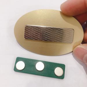 China Metal Plastic Magnetic Name Holders Reusable With N35 Neodymium wholesale