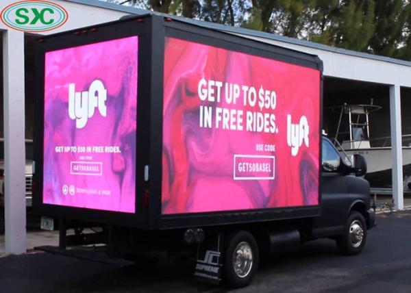 Outdoor Truck Mounted Led Display P6 Rgb 3 In1 For Public Advertising Rolling