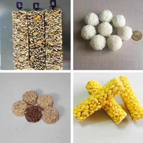 Popped rice bar forming machine / processing Line