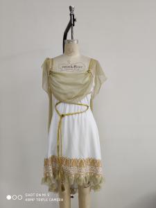China Oem Ballet Dancewear Gold And White Color Size Sxc-2xla 0.22kg wholesale