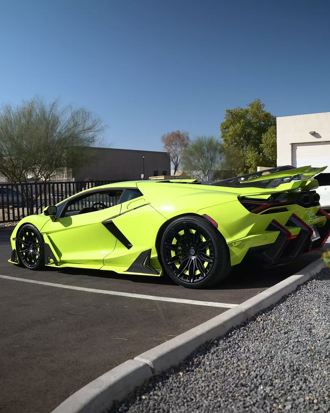Lamborghini Revuelto Custom Body Kits Carbon Fiber DUKE Style Custom Front Diffuser