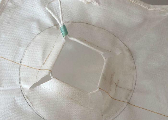 Breathable Virgin PP 1 Ton Bulk Bag , UV Treated Transparent PP Bulk Bags